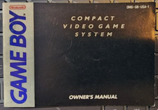 Nintendo Gameboy Owner's Manual Only Compact Video Game System DMG-GB-USA-1