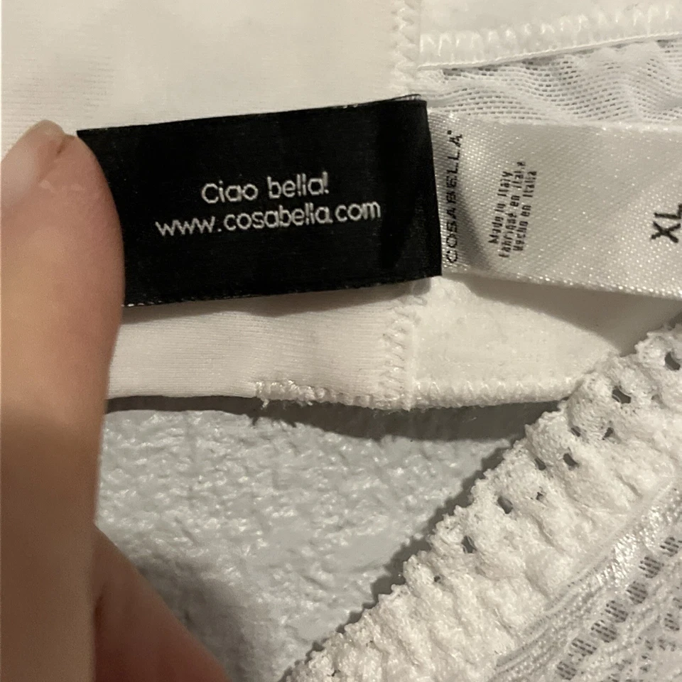 Sujetador Bralette Cosabella Dolce1310 Mujer Blanco Dolce Curvy Sin Alambres Talla XL Foto 4 de 4