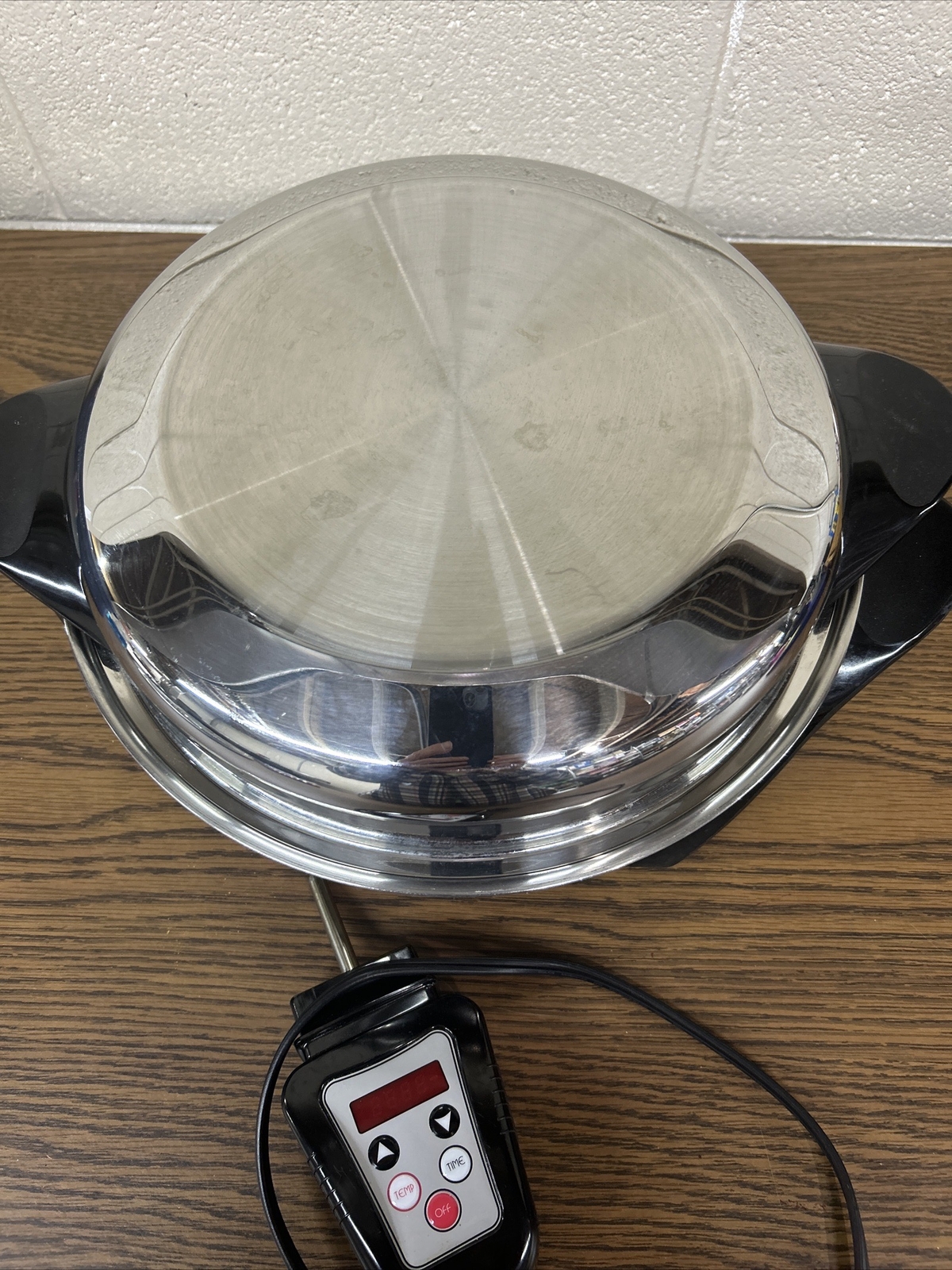 Saladmaster 12" T304/T316L Stainless Steel Oil Core Electric Skillet