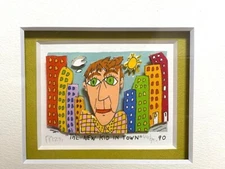 JAMES RIZZI "THE NEW KID IN TOWN" 3D Silkscreen Print Signed Framed Limited 1990