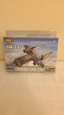 Best Lock Minibuilder SR-71 Blackbird 156 Piece Construction Toy Lockheed Martin