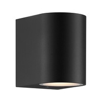 Wandleuchte Dion Single Nordlux IP44 Fassadenleuchte Wandlampe Wall GU10 Schwarz