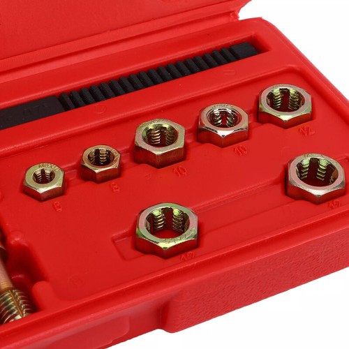 15pc Metric Thread Restorer Tool Set Metric Rethread Repair Tool Thread Chaser A - Picture 7 of 19