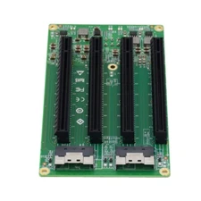 2 Port SFF-8654 to 4 PCIe x16 Slot Adapter