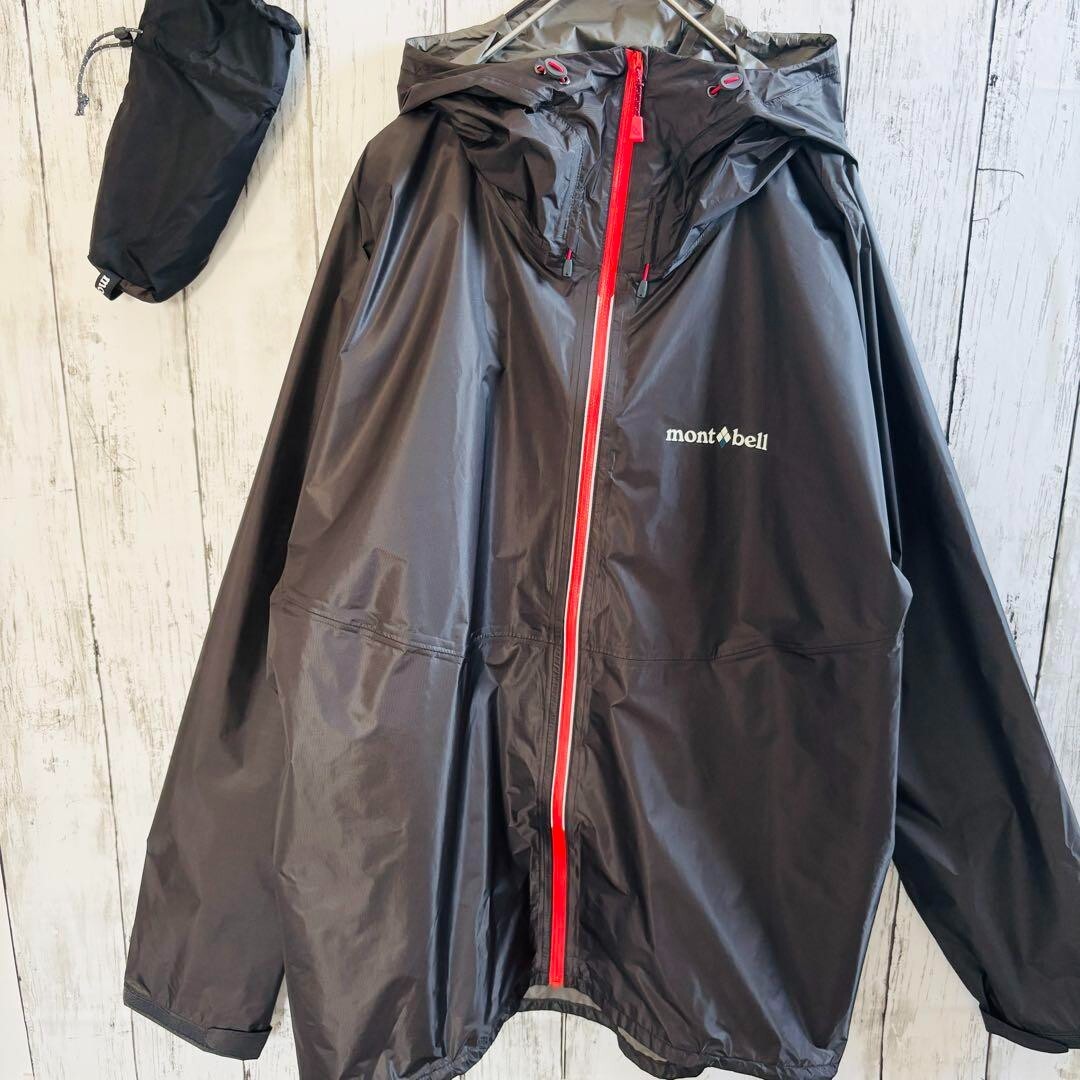 Montbell Versalite Jacket Gore-tex zip logo size L color Dark Gray