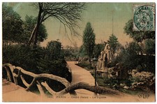 Old postcard 75 - Paris - 785. Grand Palais - Le Square (raster map) - ELD