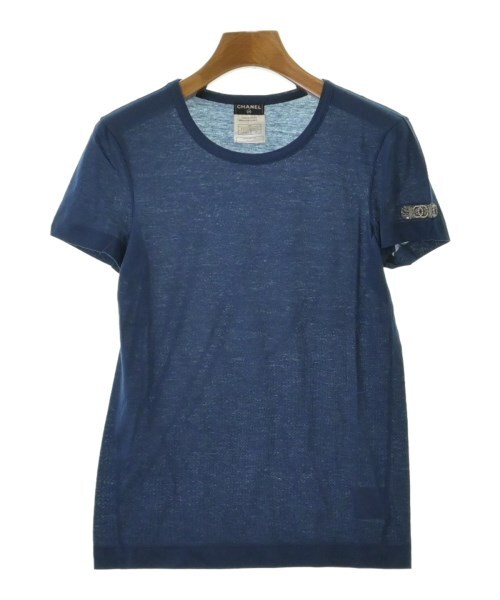 CHANEL T-shirt/Cut & Sewn Navy 36(Approx. XS) 2200480778040 | eBay