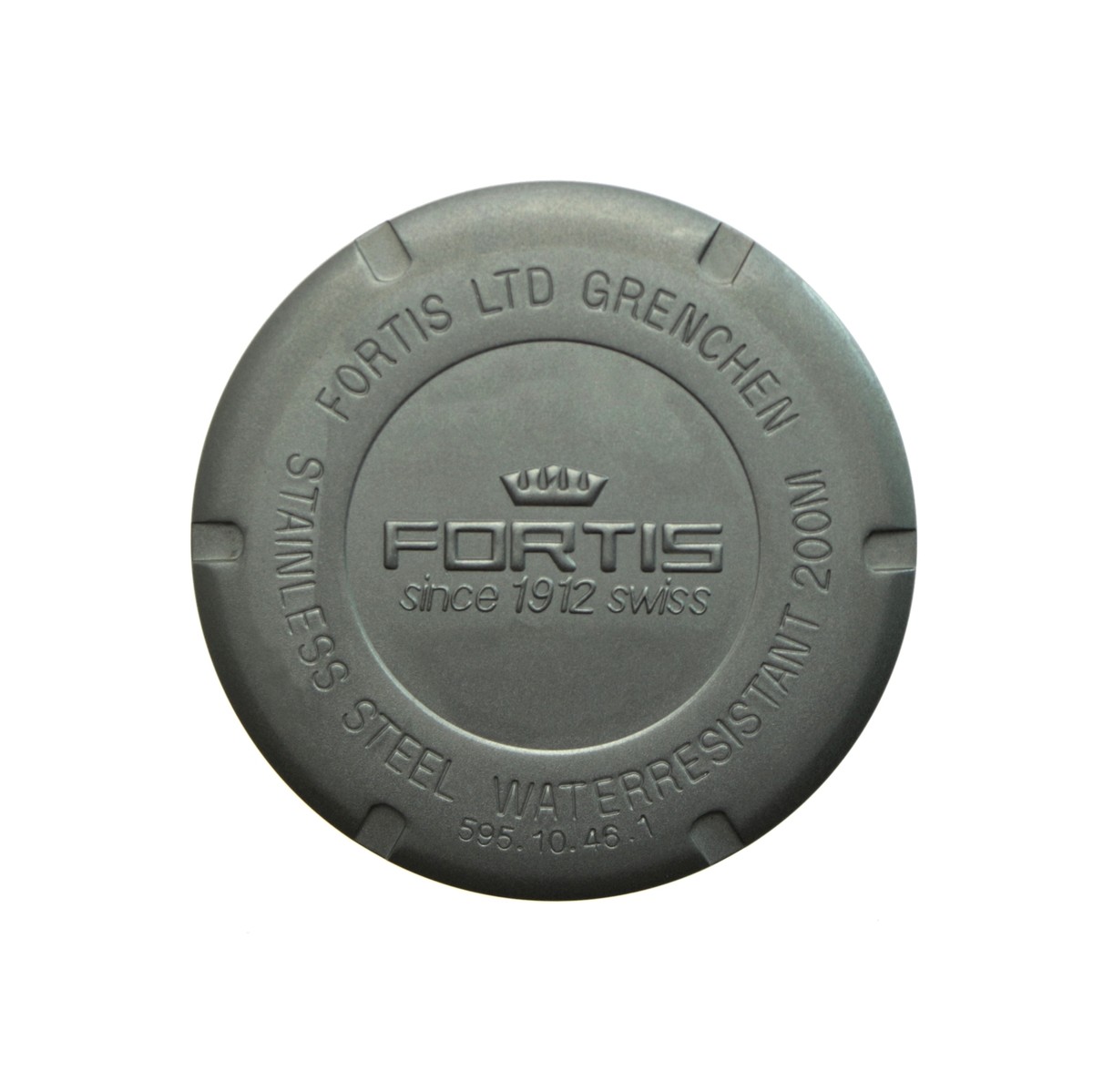 Genuine FORTIS case back, sandblasted, for Flieger