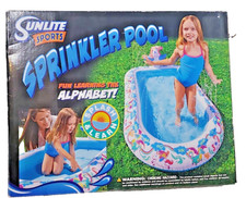 Unicorn Sprinkler Pool Inflatable Sunlite Outdoor Fun 62"L x 36"W x 20" H T91 