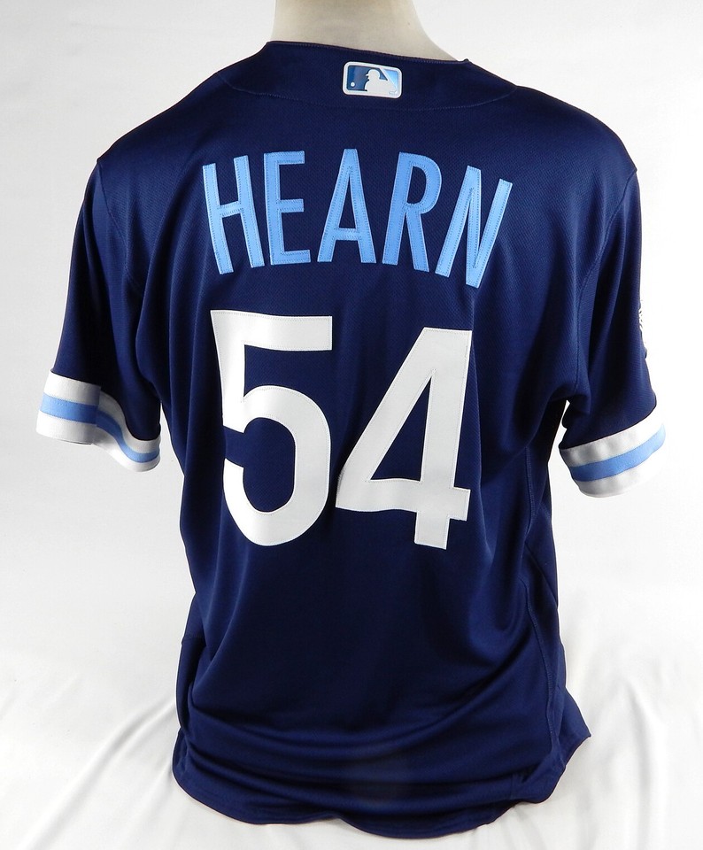2023 Kansas City Royals Taylor Hearn 54 Game Issued Blue Jersey City