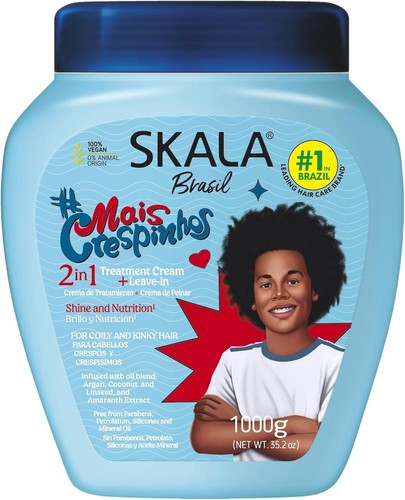 Skala Mais Crespinhos Hair Cream – Coily & Kinky Hair – 2-in-1 – 1000g - Picture 7 of 7