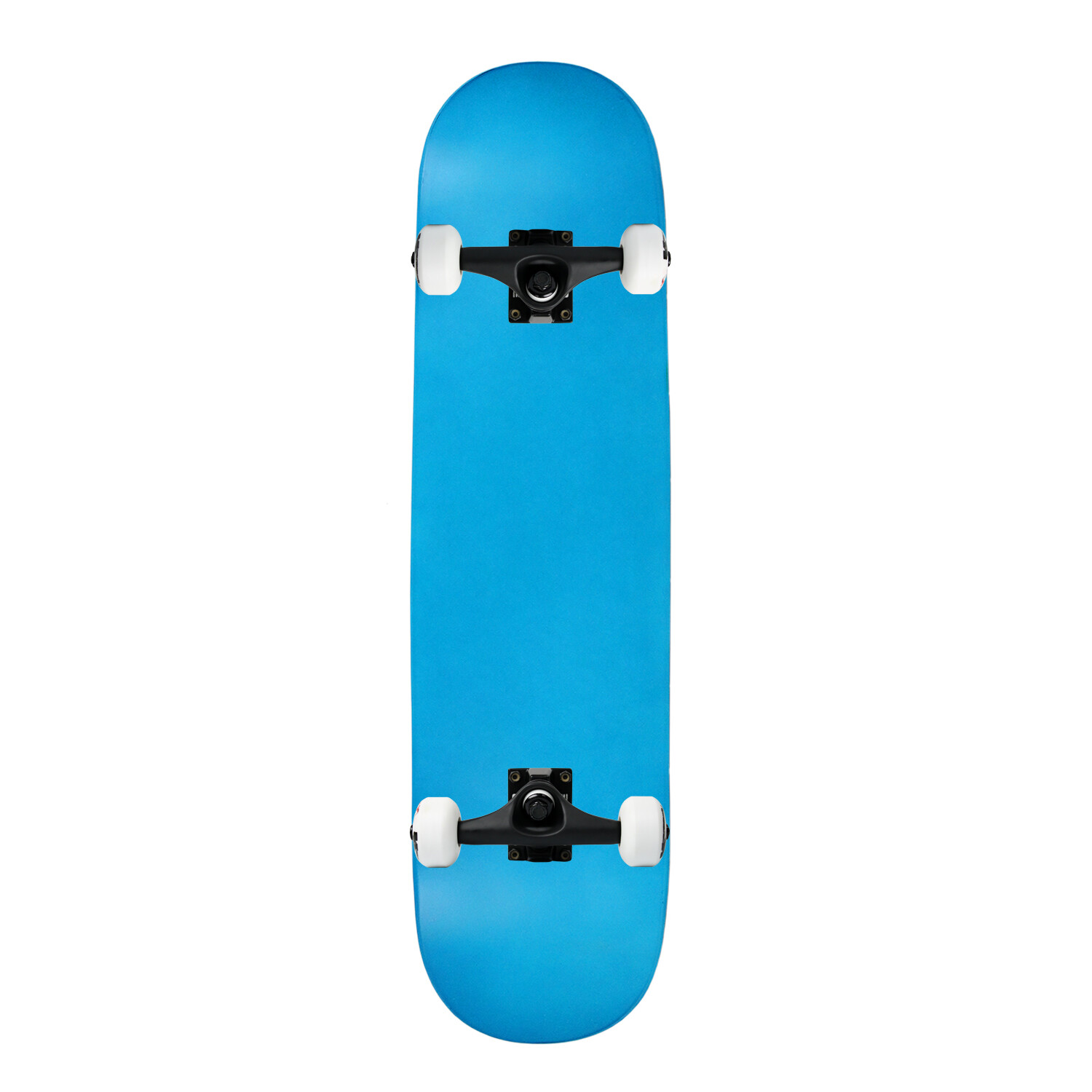 Moose Complete Skateboard Neon Blue 8.25" Black/White Assemb