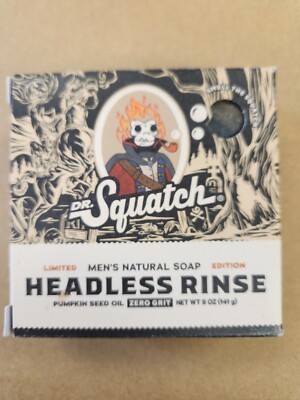 Dr. Squatch Limited Edition HEADLESS RINSE Natural Soap Bar