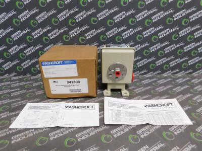 #ad NEW Ashcroft LPSN4PB25 XFS Pressure Switch 400 PSI 2400PSI Proof 5 15 Deadband $225.00