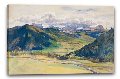 Kunstdruck John Singer Sargent - Offenes Tal, Dolomiten