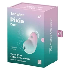 Satisfyer Pixie Dust Clitoral Stimulator Vibrator - Clitoris Sucker, Waterproof