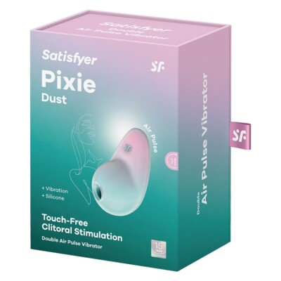 Satisfyer Pixie Dust Clitoral Stimulator Vibrator - Clitoris Sucker, Waterproof