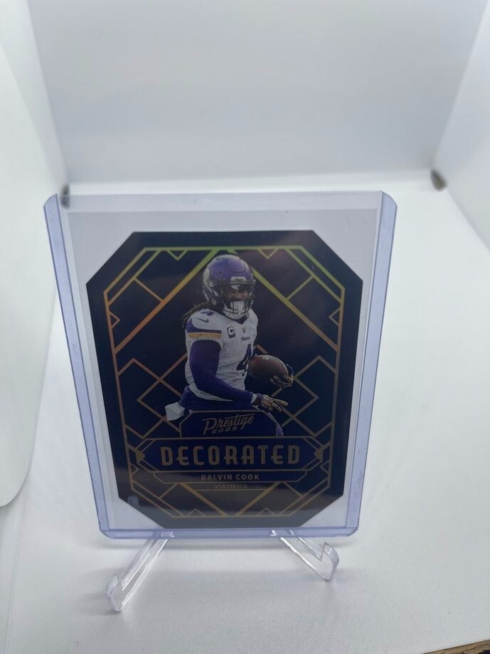 DALVIN COOK 2023 Prestige Football Decorated SSP Case Hit #D-20 Vikings Ravens