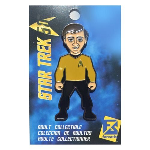 FanSets Star Trek TOS Ensign Pavel Chekov Character Figure Pin - Picture 1 of 1