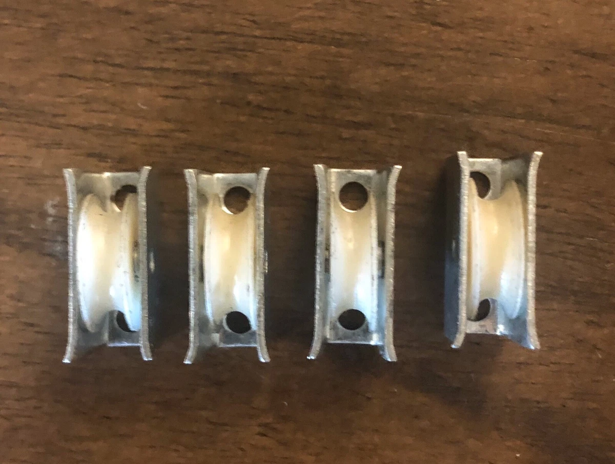 KEYSTONE Medicine Cabinet Mirror Rollers SET OF 4 Steel Casing Nylon Roller