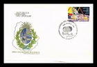 Dr Jim Stamps Uruguay Llegada Del Hombre A La Luna Space Stamp First Day Cover