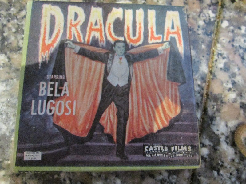 DRACULA  BELA LUGOSI  CASTLE FILMS  NO. 1023  SUPER 8 8MM HEADLINE EDITION  FILM