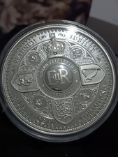 QUEEN ELIZABETH II JUBILEE 5 Oz Silver Coin 10$ Tokelau 2022