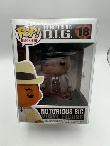 Funko Pop! Rocks Vinyl Figure Notorious BIG #18 Biggie Smalls With Protector