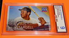 WILLIE STARGELL***2019 Topps UPDATE**150 YEARS--MINT 9***BRAVES***Mad DOG GRADED