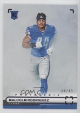 2022 Panini Chronicles Photogenic Purple 4/49 Malcolm Rodriguez #PH-46 06ui