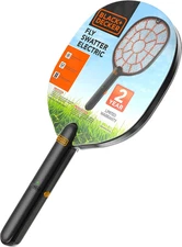 Bug Zapper Racket – Electric Fly Swatter for Gnats, Mosquitoes, & More – Harmles