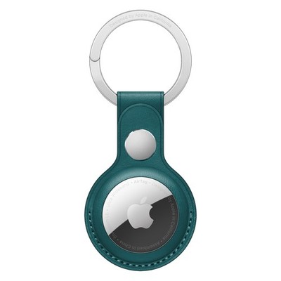 Leather Key Ring für Apple AirTag - Forest Green