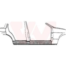 VAN WEZEL Einstiegblech rechts Reparaturblech für Opel Vectra B Caravan