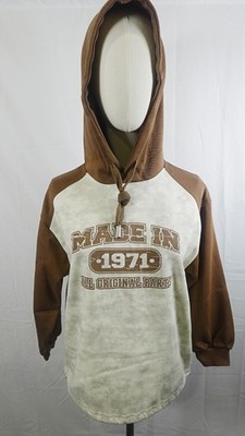 Little Bitty Brown Casual and Cozy Boys Pullover Hoodie for Everyday Wear
