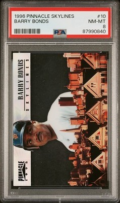 1996 Pinnacle Skylines Barry Bonds #8 NM-MT