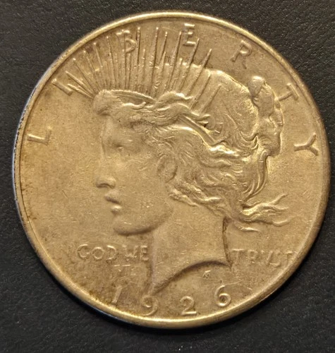 1926-S Peace Silver Dollar 90% - VF