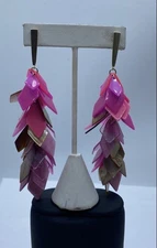 Kendra Scott Pink Dangle Earrings 28.0g