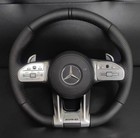 Volant Pour  Mercedes Benz W205 W213 W253 W222 W167 Pagaie Cuir AMG (non OEM)