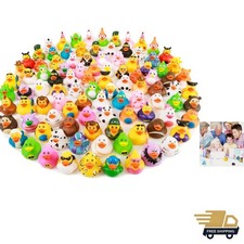 100 Pack Rubber Duck for Jeeps Ducking - 2.3 Inch Bulk Floater Duck for Kids ...