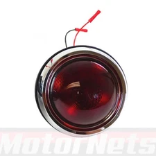 Vintage Style 1950 Pontiac Round Tail Brake Light Glass Lens Hot Rat Street Rod