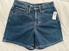 Old Navy High Rise Built-In Tough Denim Shorts Girls 14 Slim Jean Shorts NWT