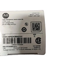 NIB - ALLEN BRADLEY 800H-HP2KB6AXXX 800HHP2KB6AXXX KEY SELECTOR SWITCH