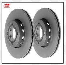 2x Bremsscheibe febi bilstein 10914 2 Bremsscheiben Vorderachse Vorne für Audi