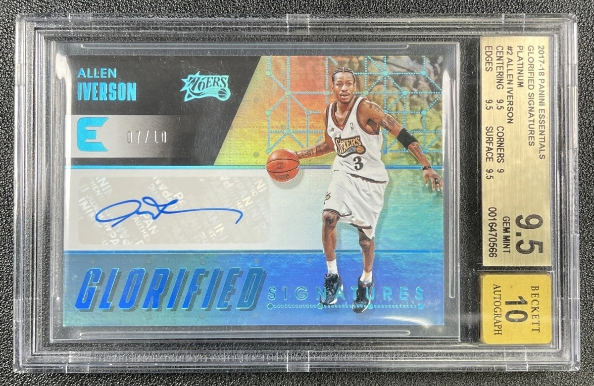 【確認用】アイバーソン① Allen Iverson Basketball Serial Numbered Sports Trading Cards