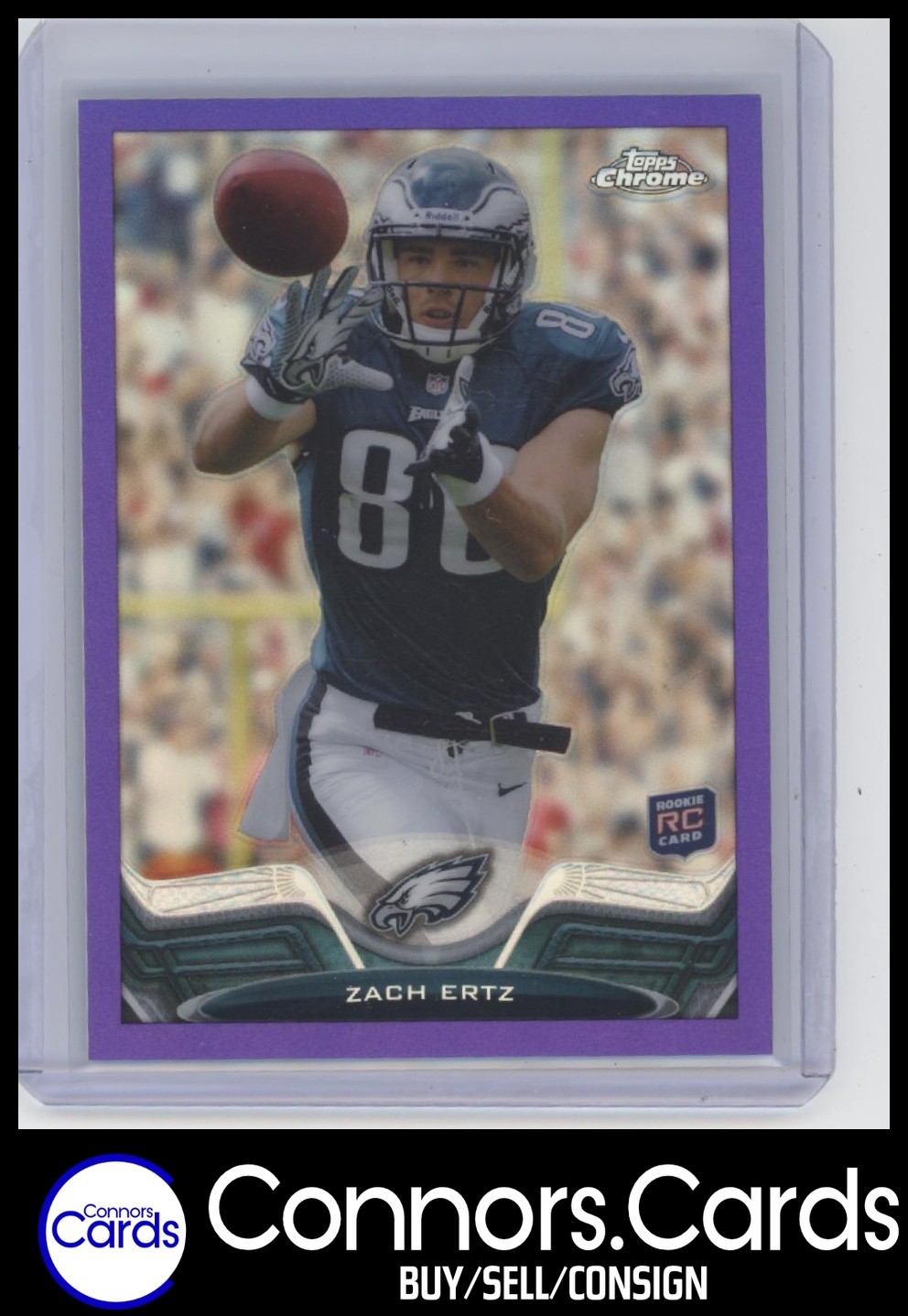 Zach Ertz Rookie 2013 Topps Chrome #76 Purple Refractor /499