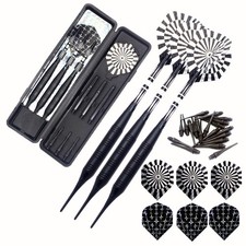 Soft Tip Darts Set for Electronic Dart Board 22g Plastic Tip Darts Se
