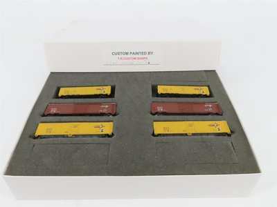 #ad #ad N TR Shops DTamp;I Detroit Toledo amp; Ironton 40#x27; amp; 50#x27; Boxcars 6 Pack Pro Custom $79.95