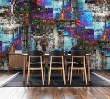 Graffiti dipinti 3D B4145 carta da parati murale rimovibile autoadesiva Amy