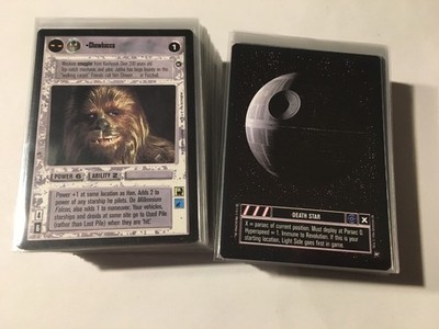 Star Wars CCG A New Hope BB Limited Complete 162 Card Set NM/LP + Bonus 1996