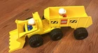 Lego Duplo - Construction Big Wheelers - Front Loader Truck - Vintage  w/figures